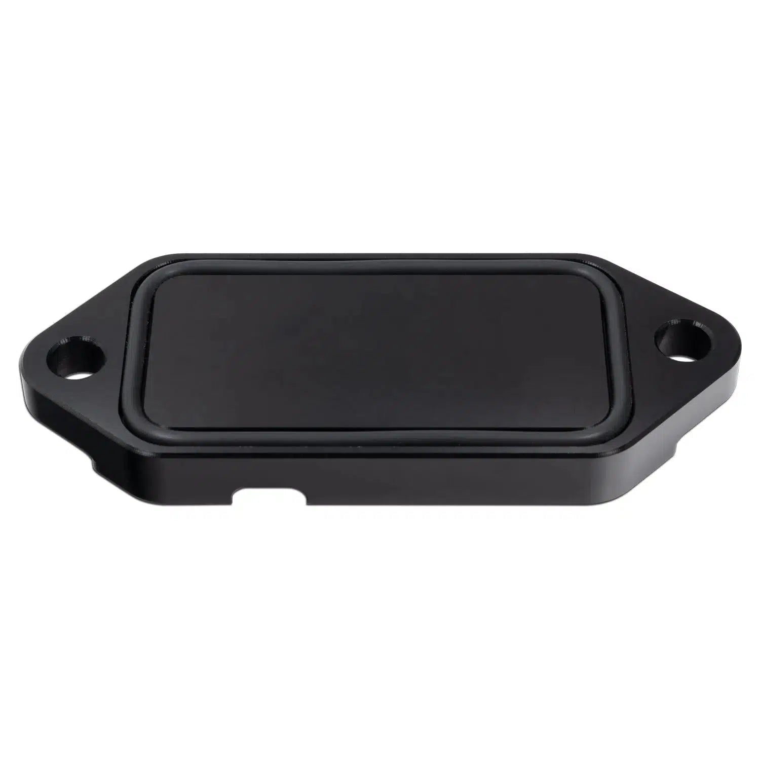 2001-2024 Duramax Coolant Block-Off Plate Billet Aluminum (Black) (119000820)-Coolant Block Off-PPE-Dirty Diesel Customs