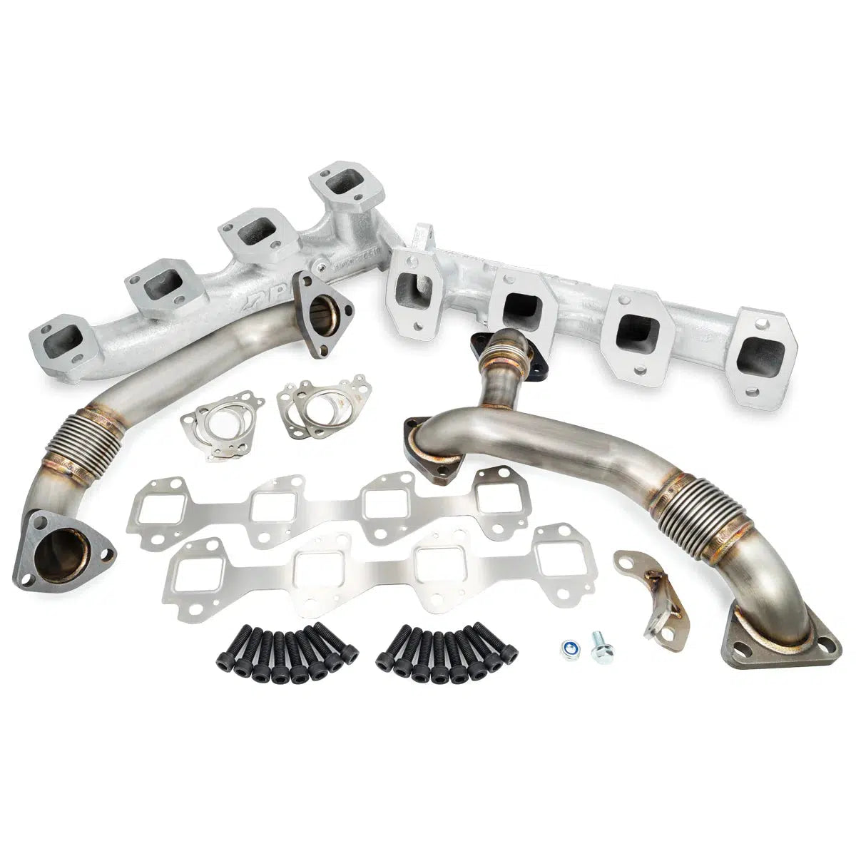 2001-2025 Duramax High Flow Exhaust Manifold W/ Up-Pipe Kit (116111035)-Exhaust Manifold-PPE-Dirty Diesel Customs
