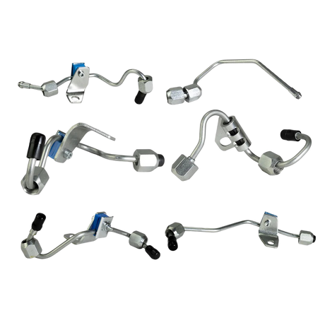 2003-07 Cummins Common Rail Fuel Line Kit (217601)-Fuel Lines-Industrial Injection-Dirty Diesel Customs