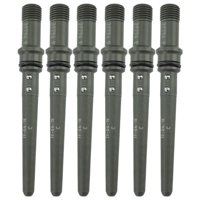 2003-2004 Cummins Reman Stock Injectors w/ Connecting Tubes (214311)-Stock Injectors-Industrial Injection-Dirty Diesel Customs