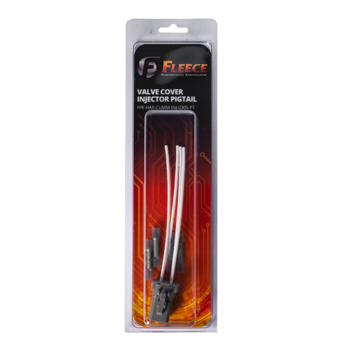 2003-2005 Cummins Valve Cover Injector Pigtail 4-pin (FPE-HAR-CUMM-INJ-0305-PT)-Injector Harness-Fleece Performance-Dirty Diesel Customs