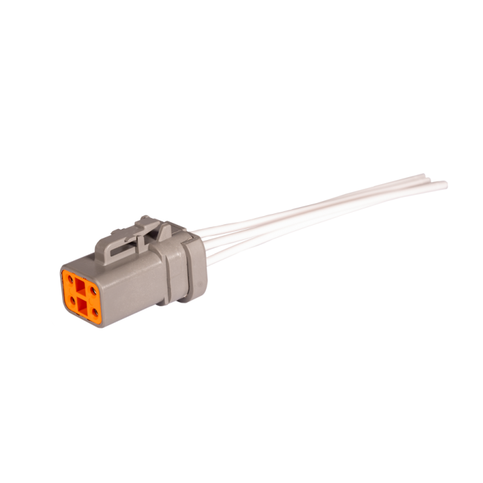 2003-2005 Cummins Valve Cover Injector Pigtail 4-pin (FPE-HAR-CUMM-INJ-0305-PT)-Injector Harness-Fleece Performance-Dirty Diesel Customs