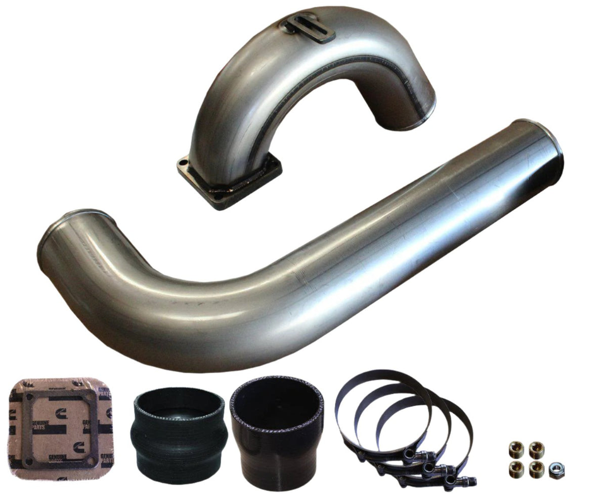 2003-2007 Cummins 3.5" Mega Intake System (PDC0307MKT)-Intake Manifold-Pusher-Dirty Diesel Customs