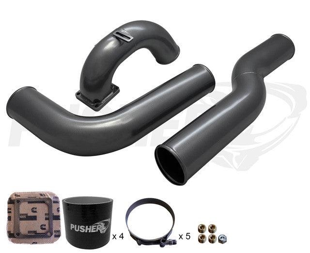 2003-2007 Cummins Engine 3.5" Mega Intake System w/ Intercooler Tube (PDC0307MW)-Intake Manifold-Pusher-Dirty Diesel Customs