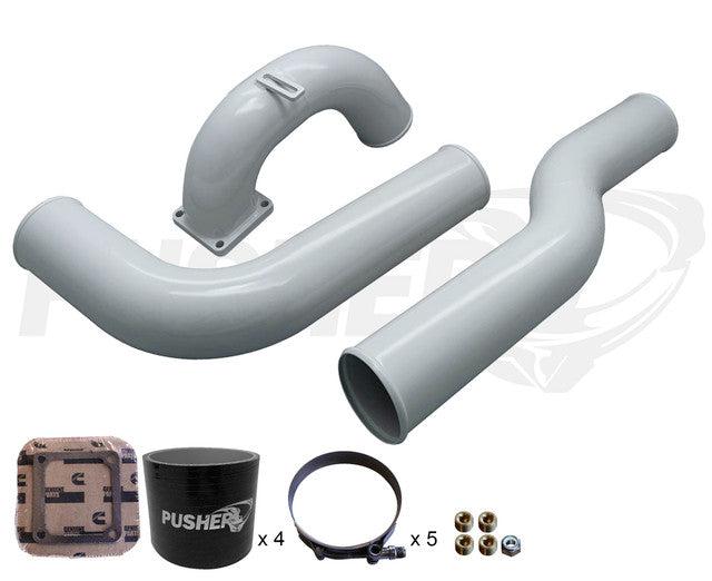 2003-2007 Cummins Engine 3.5" Mega Intake System w/ Intercooler Tube (PDC0307MW)-Intake Manifold-Pusher-Dirty Diesel Customs