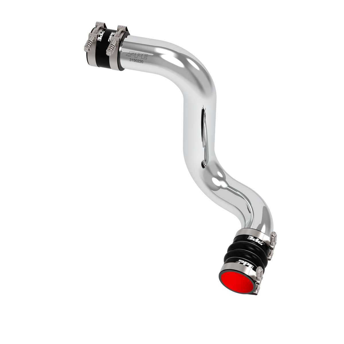 PPE 2003-2007 Powerstroke 6.0L Cold Side Intercooler Charge Pipe Kit, polished finish