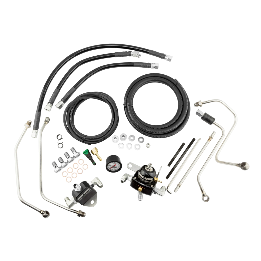 2003-2007 Powerstroke Fuel Bowl Delete Regulated Return Fuel System Kit (DD-60FS-FBD-RRK-V3)-Fuel Return Kit-Strictly Diesel-Dirty Diesel Customs
