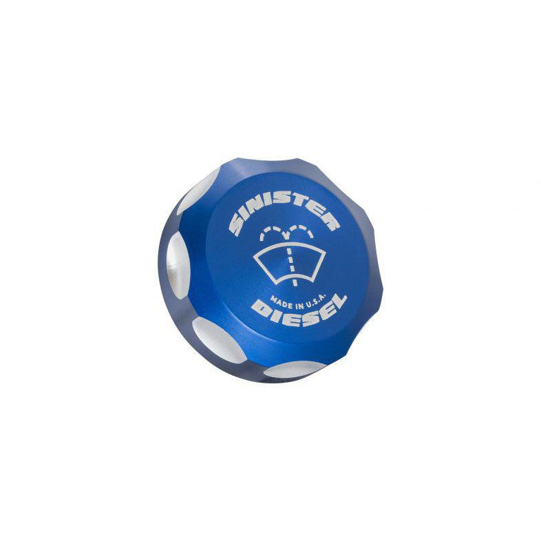 2003-2007 Powerstroke Windshield Washer Fluid Cap (SD-WWC-6.0)-Engine Caps-Sinister-Dirty Diesel Customs