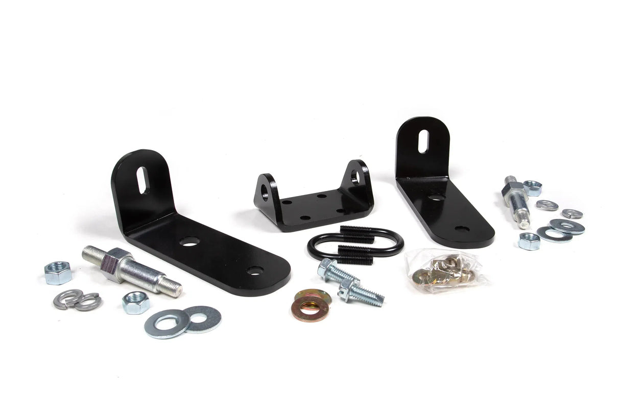 2003-2008 Cummins Dual Steering Stabilizer Bracket Kit (BDS55357)-Steering Kit-BDS-Dirty Diesel Customs