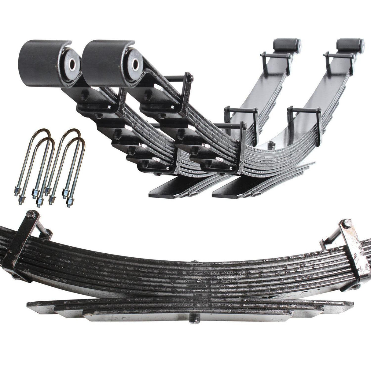 2003-2009 Cummins Rear Progressive Leaf Spring Kit w/ 2" Lift (CS-DFSP-03-D)-Leaf Springs-Carli Suspension-Dirty Diesel Customs