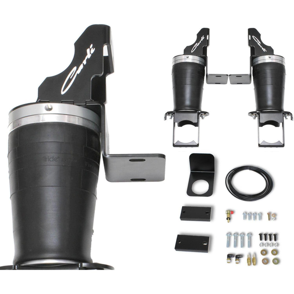 2003-2011 Ram HD HEMI Long Travel Rear Air Bag System w/ 1-2" Lift (CS-DLTB-03-H)-Air Bags-Carli Suspension-Dirty Diesel Customs