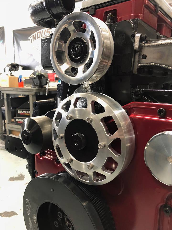 2003-2012 Cummins Common Rail Billet Pulley Kit (24FC09)-CP3 Pulley-Industrial Injection-Dirty Diesel Customs