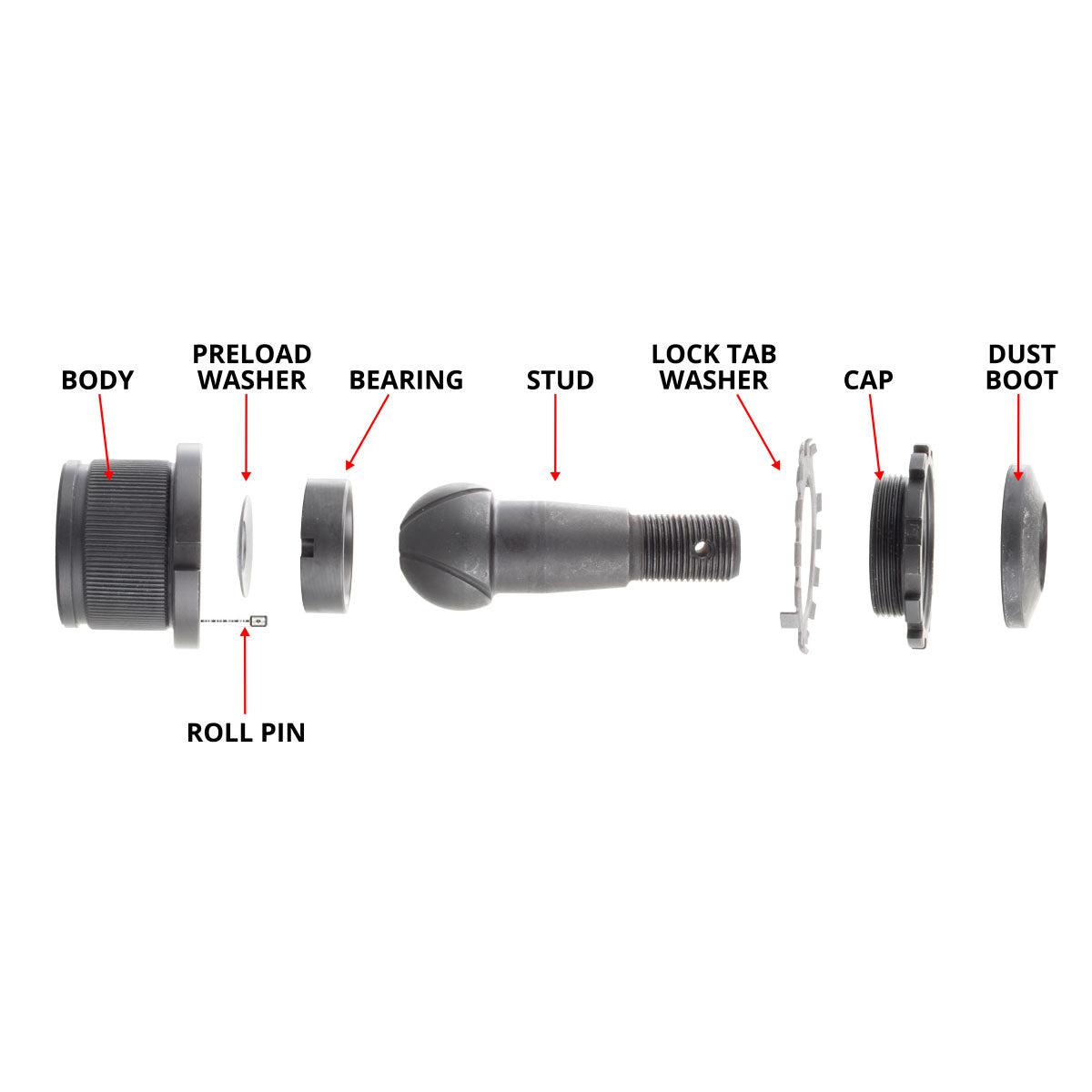 2003-2013 Cummins Adjustable Ball Joint Kit (4123KN)-Ball Joints-Synergy MFG-Dirty Diesel Customs