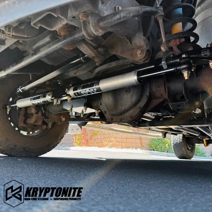2003-2013 Cummins Death Grip Dual Steering Stabilizer Kit (KRDSS03)-Steering Stabilizer-KRYPTONITE-Dirty Diesel Customs