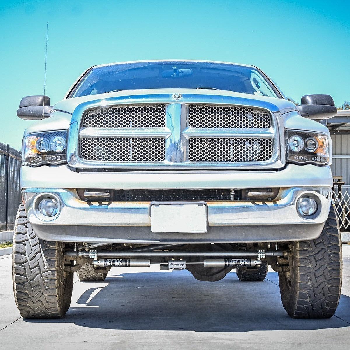 2003-2013 Cummins Dual Steering Stabilizer Bracket (8510-01)-Steering Stabilizer-Synergy MFG-Dirty Diesel Customs