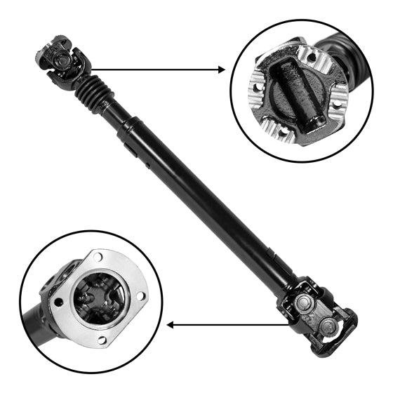 2003-2013 Cummins Front Driveshaft 36-1/4" Flange to Flange (ZDS9538)-Drive Shaft-USA Standard Gear-Dirty Diesel Customs