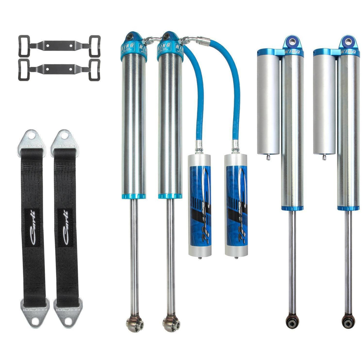 2003-2013 Cummins Performance 2.5 Shock Package w/ Long Arm Valving (CS-DPER25SPKG-03-D-LA)-Shocks-Carli Suspension-Dirty Diesel Customs