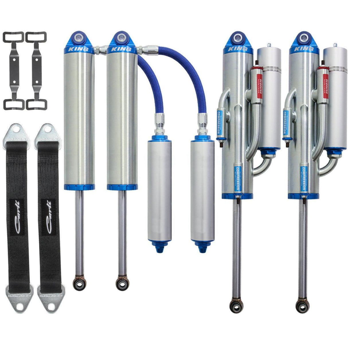 2003-2013 Cummins Unchained Shock Package w/ 6” Lift (CS-DUC35SPKG-03-D-LA)-Shocks-Carli Suspension-Dirty Diesel Customs