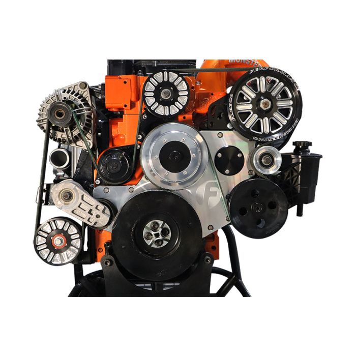 2003-2018 Cummins Billet Aluminum Front Cover (FPE-CUMM-FRTCVR-RAW)-Engine Cover-Fleece Performance-Dirty Diesel Customs