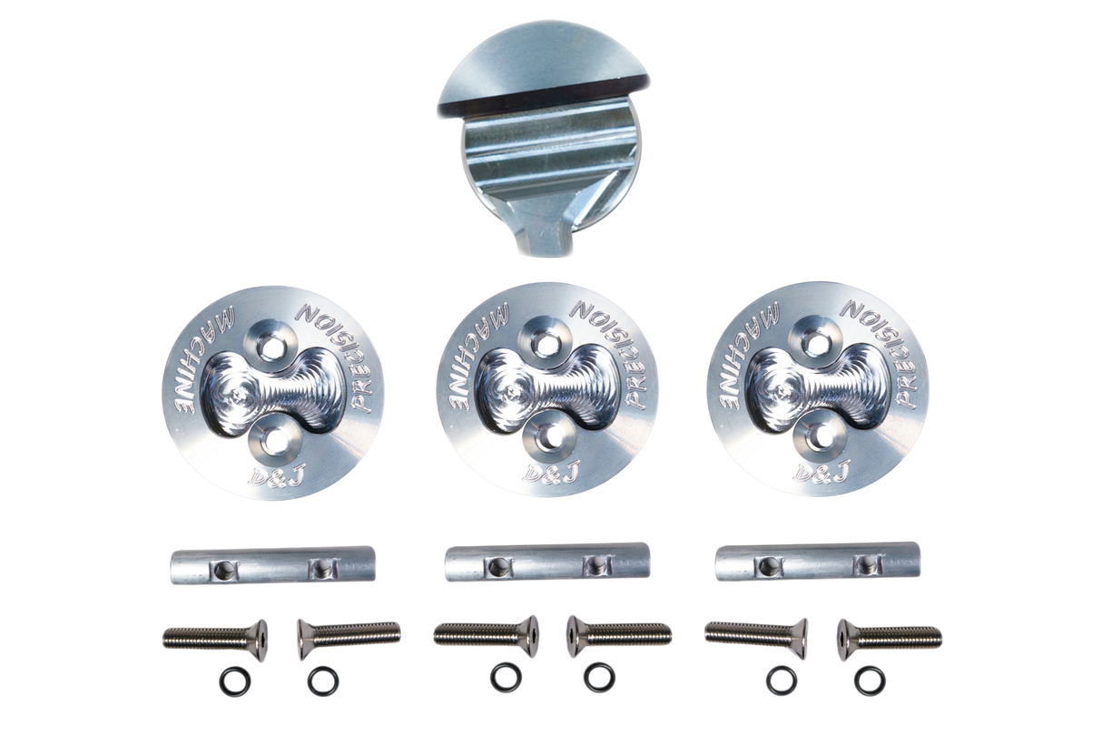 2003-2018 Cummins Billet Freeze Plug Kit (DJPCNC100092)-Freeze Plugs-D&J Precision Machine-Dirty Diesel Customs