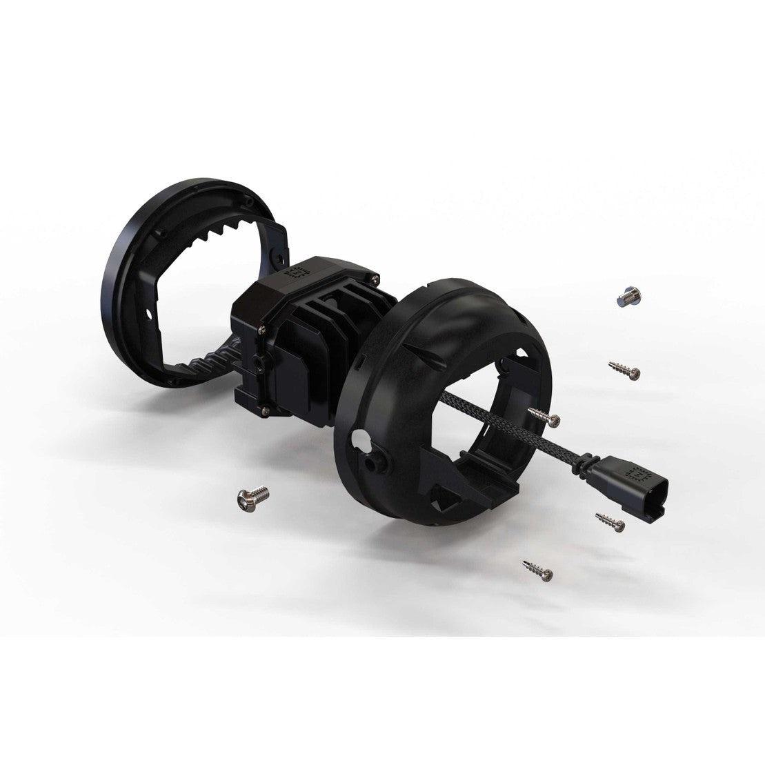 2004-2015 Ford 4Banger F1 Type Fog Light Brackets (BAF020)-Fog Lights-Morimoto-Dirty Diesel Customs