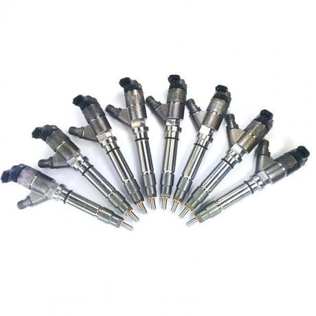 2004.5-2005 Duramax Brand New Injector Set - SAC Nozzle 100% Over (DDPNLLY-200)-Performance Injectors-Dynomite Diesel-Dirty Diesel Customs