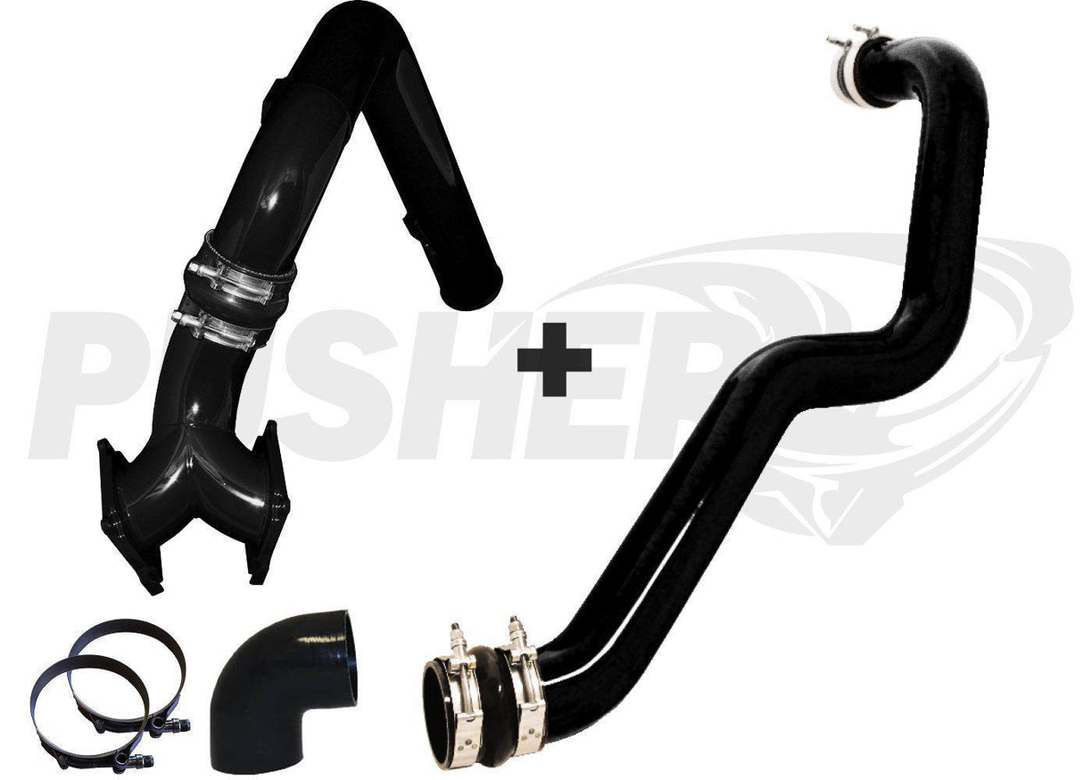 2004.5-2005 Duramax SuperMax Intake System w/ HD Driver-side Charge Tube (PGD0405SKT)-Intake Kit-Pusher-PGD0405SKT_K2-Dirty Diesel Customs