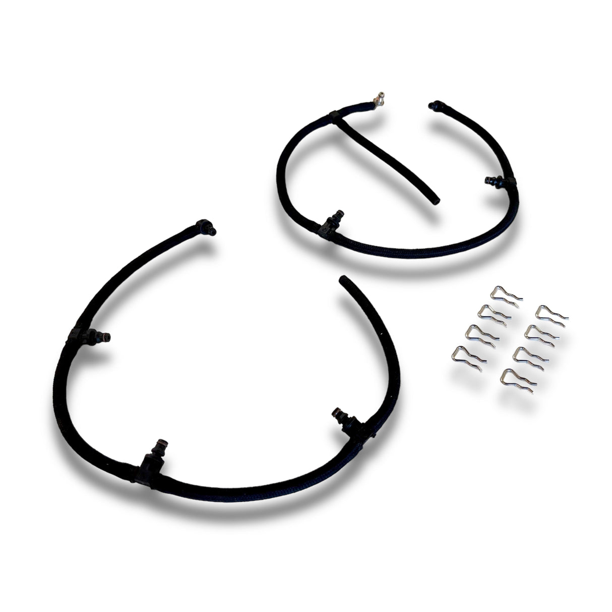 2004.5-2010 Duramax Fuel Injector Return Line & Clip Set (20249)-Fuel Injection Return Hose-Merchant Auto-Dirty Diesel Customs