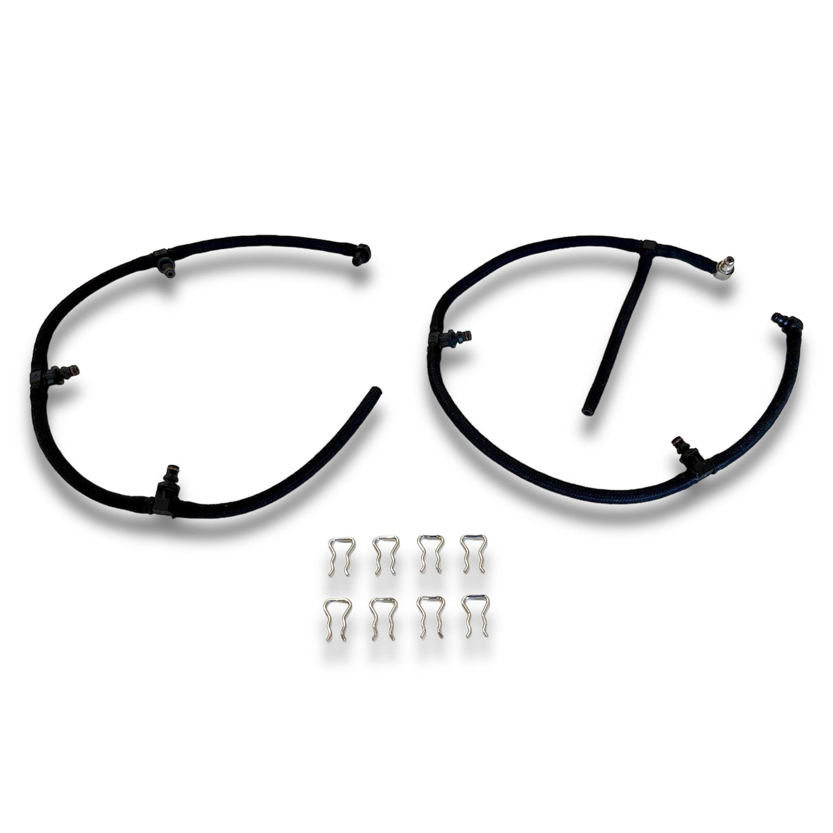 2004.5-2010 Duramax Fuel Injector Return Line & Clip Set (20249)-Fuel Injection Return Hose-Merchant Auto-Dirty Diesel Customs