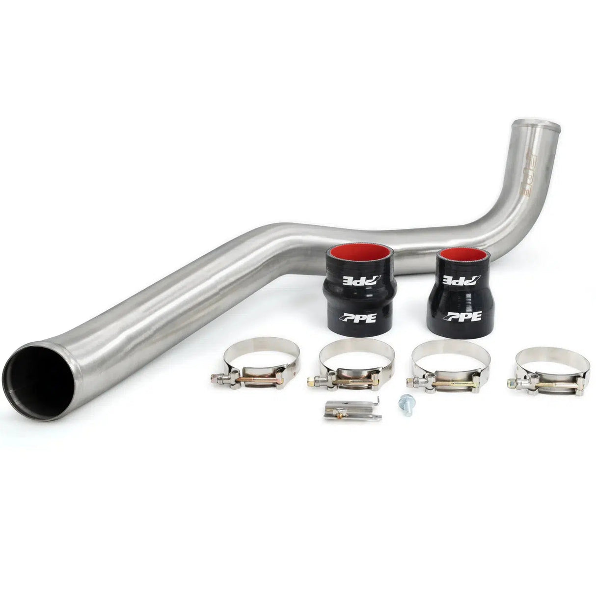 2004.5-2010 Duramax Hot Side Intercooler Charge Pipe 3" Stainless Steel (115022000)-Intercooler Piping-PPE-115022000-Dirty Diesel Customs