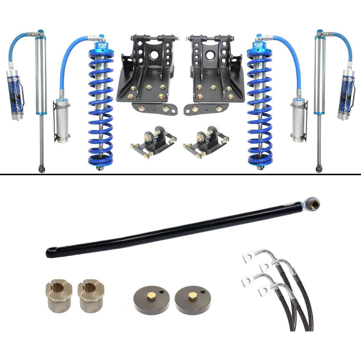 2005-2007 Powerstroke 2.5 King Coilover 4.5" Lift Kit (CS-F45-CO25-05)-Lift Kit-Carli Suspension-Dirty Diesel Customs