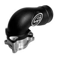 2005-2007 Powerstroke S&B Intake Elbow W/ Cold Side Intercooler Piping & Boots (76-1010B)-Intake Elbows-S&B Filters-Dirty Diesel Customs