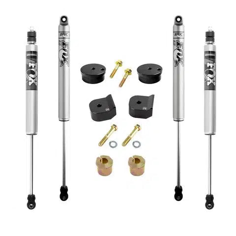 2005-2016 Powerstroke Stage 1 Leveling Kit w/ Fox Shocks (KRFD05STAGE1FOX)-Leveling Kit-KRYPTONITE-Dirty Diesel Customs