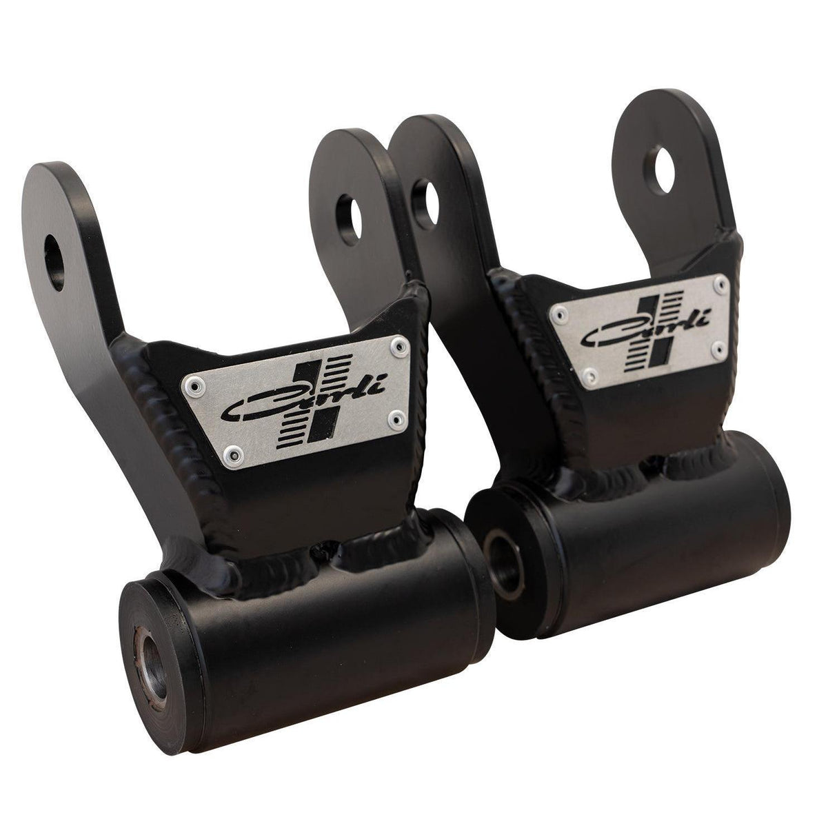 2005-2024 Powerstroke Fabricated Leaf Spring Shackles (CS-FSHACKLE-11)-Sway Bar Drops-Carli Suspension-Dirty Diesel Customs