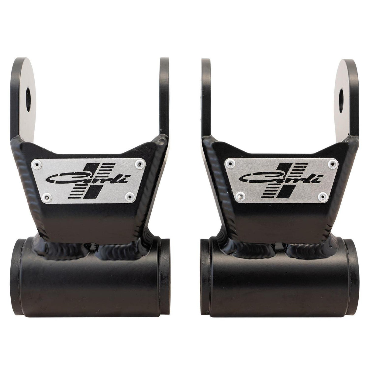 2005-2024 Powerstroke Fabricated Leaf Spring Shackles (CS-FSHACKLE-11)-Sway Bar Drops-Carli Suspension-Dirty Diesel Customs