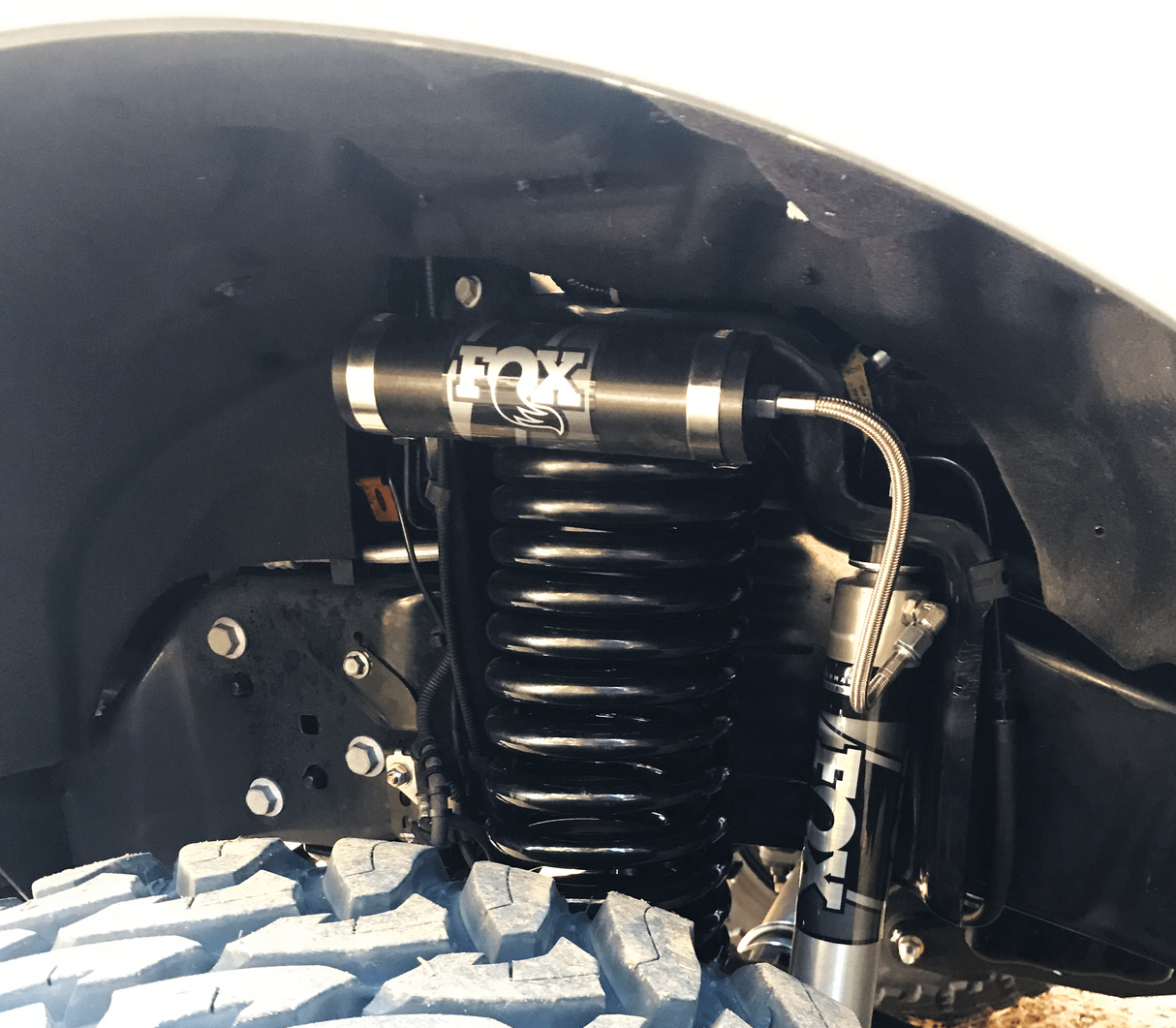 2005-2024 Powerstroke Stage 1 Front Reservoir Mount Kit (KRFSM1)-Reservoir Mount Kit-KRYPTONITE-Dirty Diesel Customs