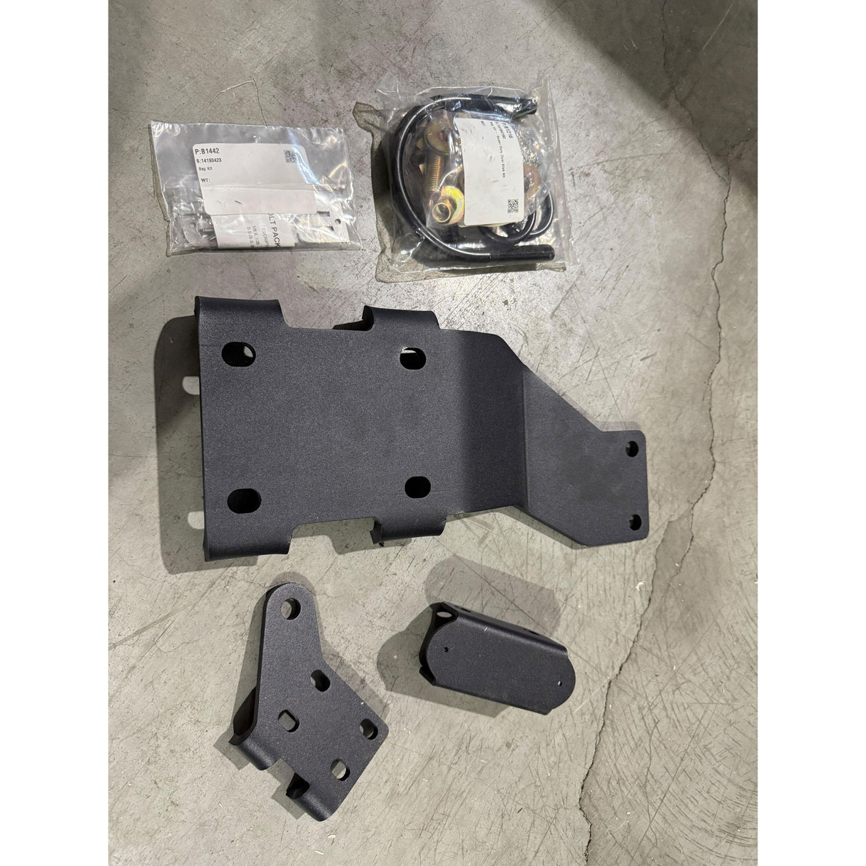 2005-2025 Powerstroke Dual Steering Stabilizer Mounting Kit (garage-sale-BDS55380)-Steering Stabilizer Brackets-BDS-Dirty Diesel Customs