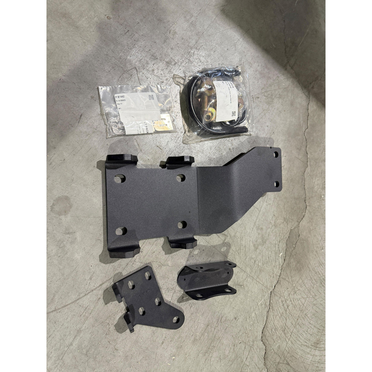 2005-2025 Powerstroke Dual Steering Stabilizer Mounting Kit (garage-sale-BDS55380)-Steering Stabilizer Brackets-BDS-Dirty Diesel Customs