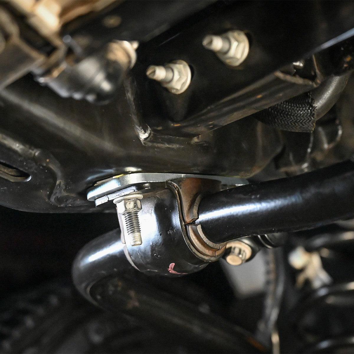 2005+ Powerstroke Frame Side Stabilizer Relocation kit (7614-01)-Steering Stabilizer Brackets-Synergy MFG-Dirty Diesel Customs