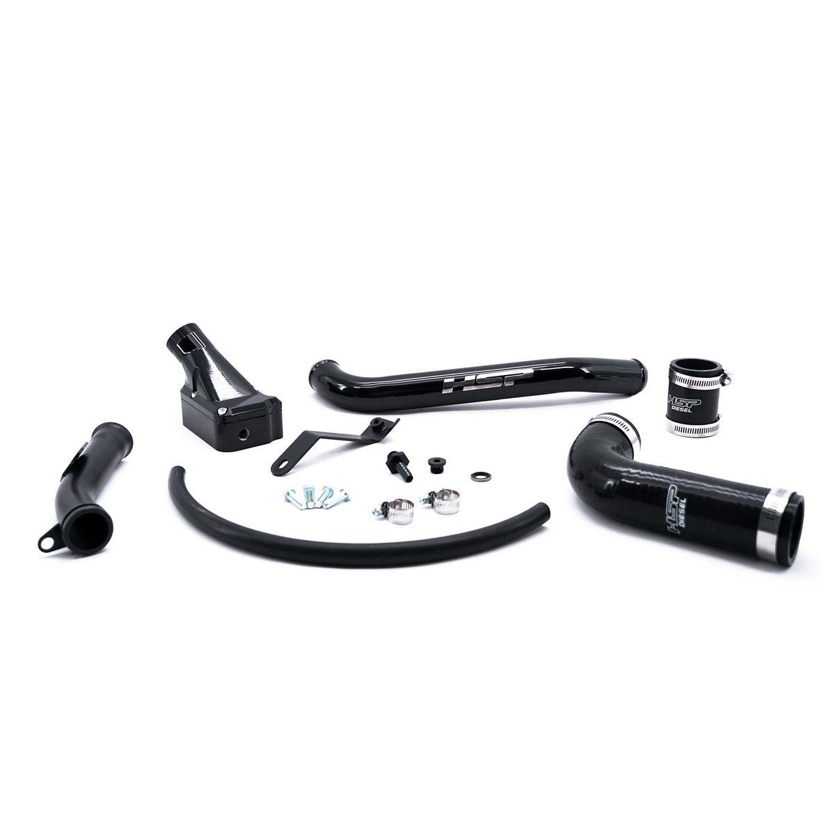 2006-2010 Duramax Billet Forward Facing Thermostat Housing Kit (041-HSP)-Thermostat Housing-HSP Diesel-Dirty Diesel Customs