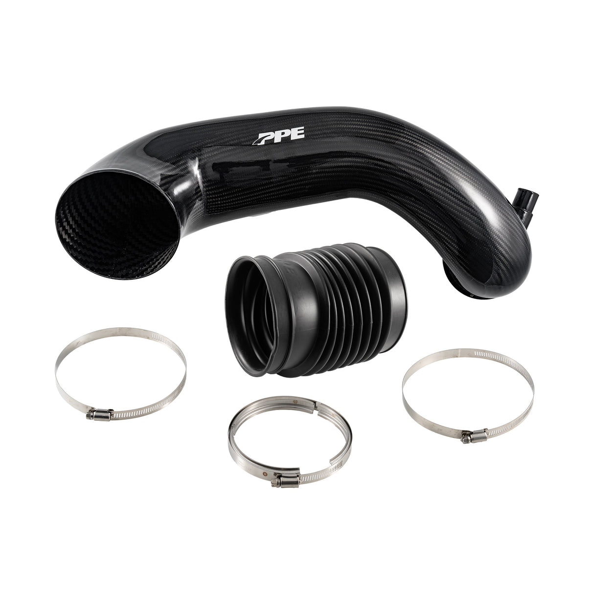 2006-2010 Duramax Zilla Intake Tube - Twill Weave (115004060)