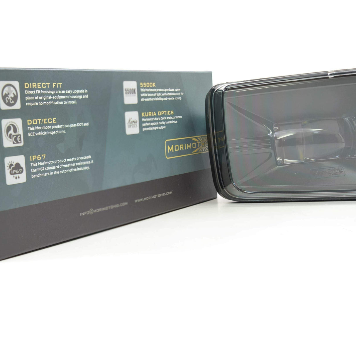 2007-2017 GMC XB LED Fog Lights (LF90)-Fog Lights-Morimoto-Dirty Diesel Customs