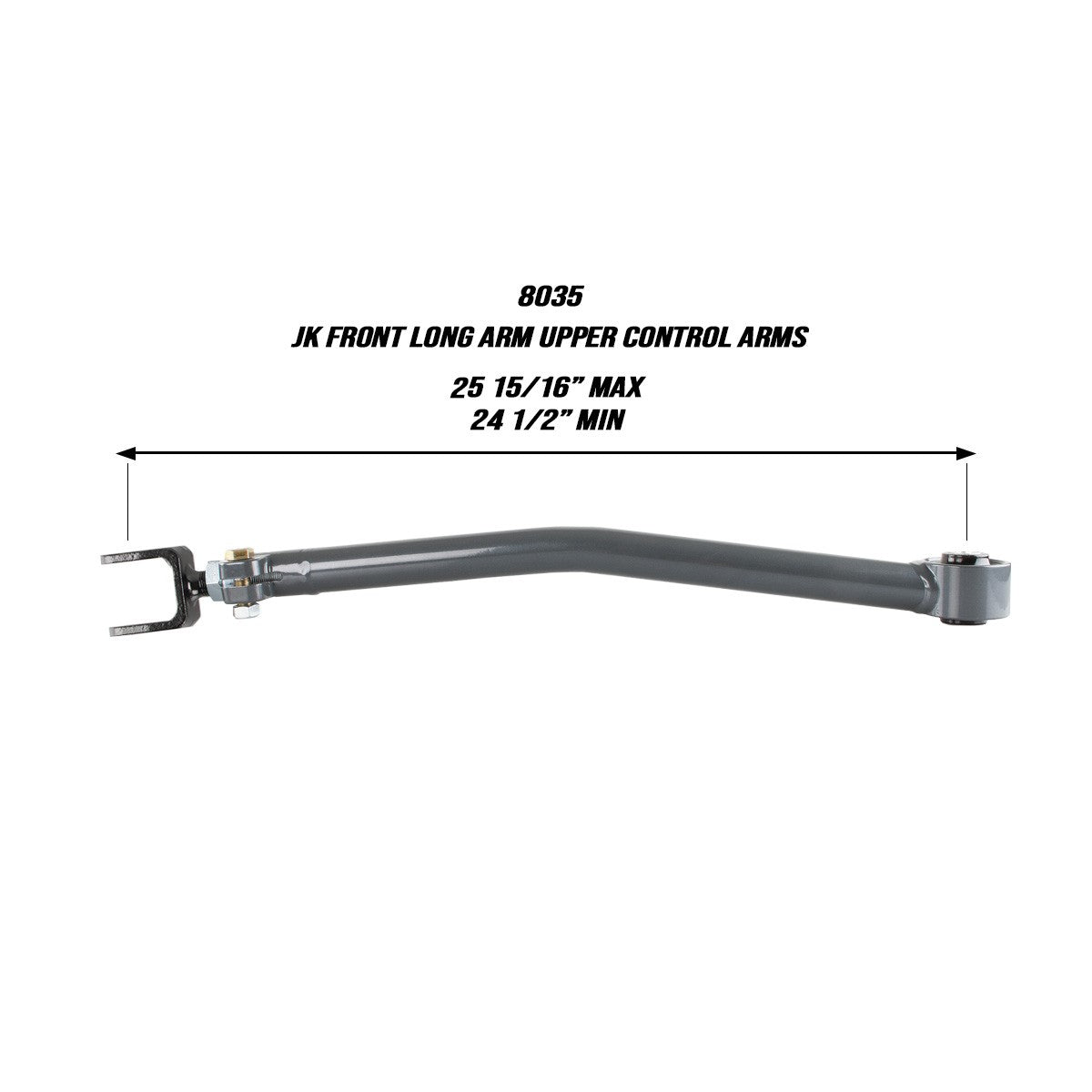 2007-2017 Jeep Front Long Arm Upper Control Arms (8035)-Upper Control Arms-Synergy MFG-Dirty Diesel Customs