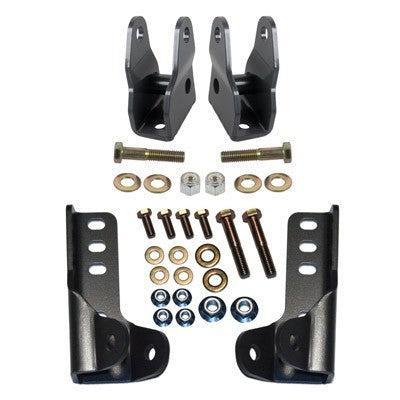 2007-2017 Jeep Front Lower Shock Extension Brackets (8015)-Cam Bolts-Synergy MFG-Dirty Diesel Customs