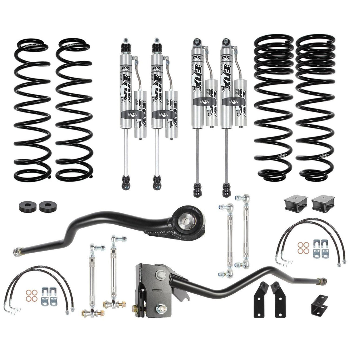 2007-2017 Wrangler Carli Backcountry 2.0 System 3" Lift Front and Rear (CS-JKU-BC20-07)-Lift Kit-Carli Suspension-Dirty Diesel Customs