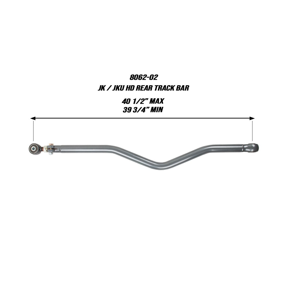 2007-2018 Jeep Rear Track Bar (8062-02)-Track Bar-Synergy MFG-Dirty Diesel Customs