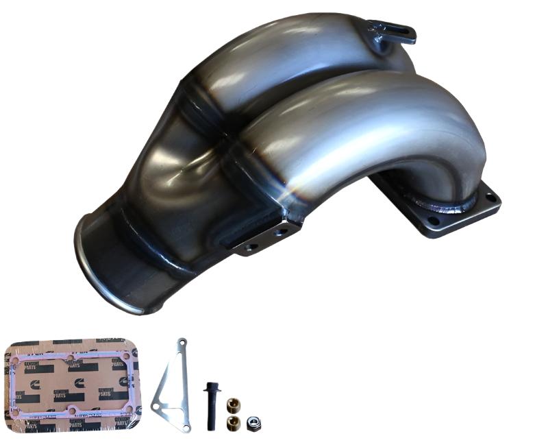 2007-2024 Cummins 3.5" Mega Intake Manifold (PDC0718MIM)-Intake Manifold-Pusher-Dirty Diesel Customs