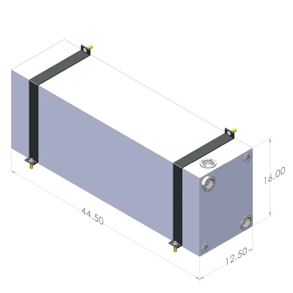 2007-2024 Transit/Sprinter S&B 22 Gallon Wheel Well Water Tank (Passenger Side) (10-3004)-Water Tank-S&B Tanks-Dirty Diesel Customs