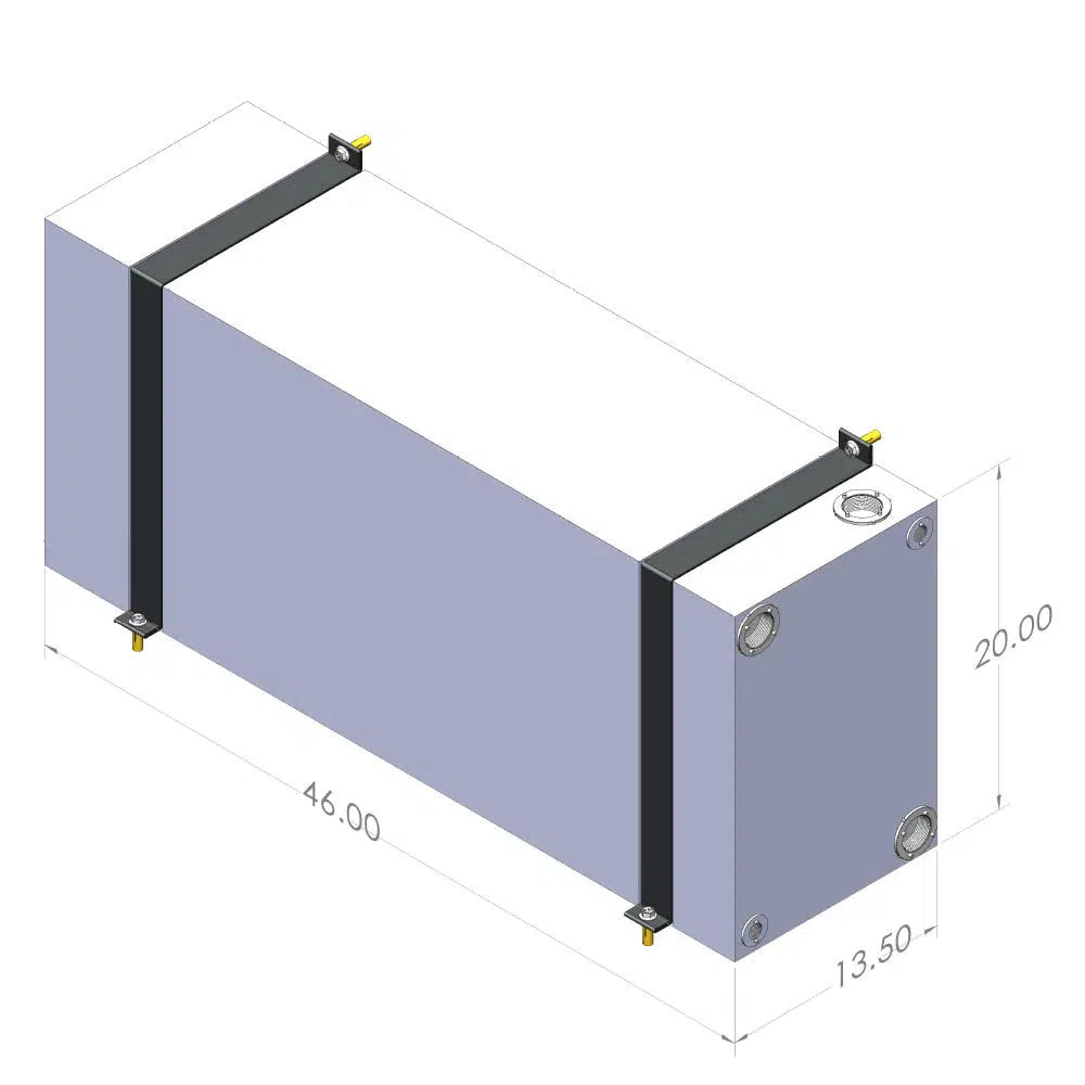 2007-2025 Transit/Sprinter S&B 35 Gallon Wheel Well Water Tank (Passenger Side) (10-3007)-Water Tank-S&B Tanks-Dirty Diesel Customs