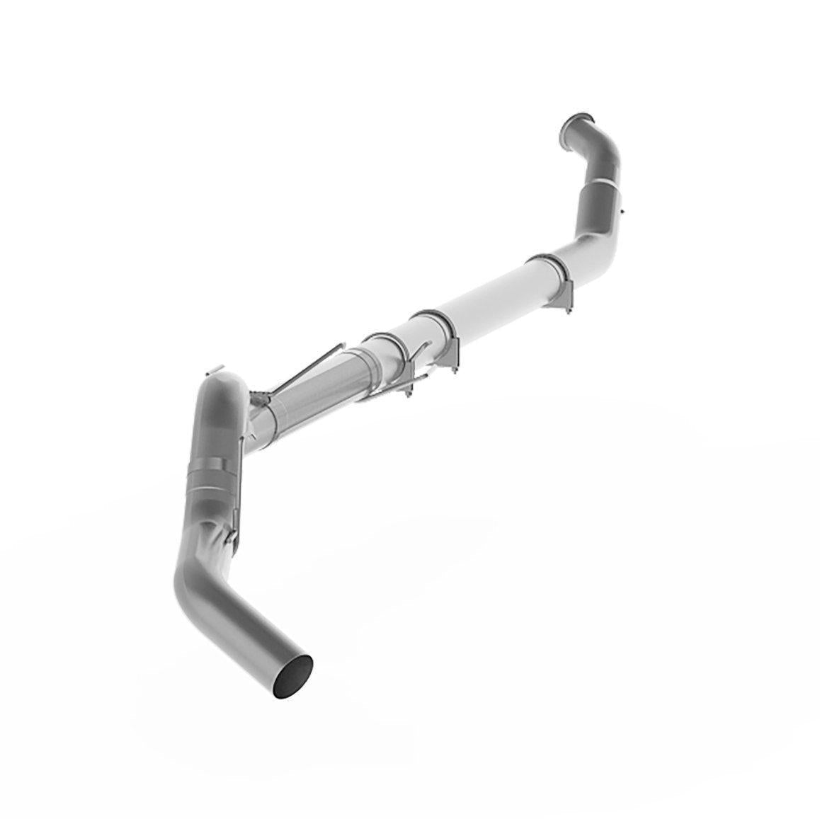 2007.5-2009 Cummins 5" Turbo Back Exhaust - No Muffler (C6116PLM)-Turbo Back Exhaust System-P1 Performance Products-C6116PLM-Dirty Diesel Customs